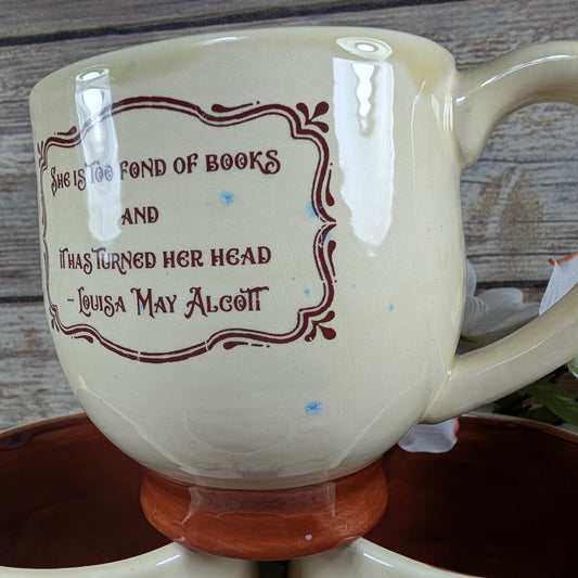 "She is too fond of books" Mug