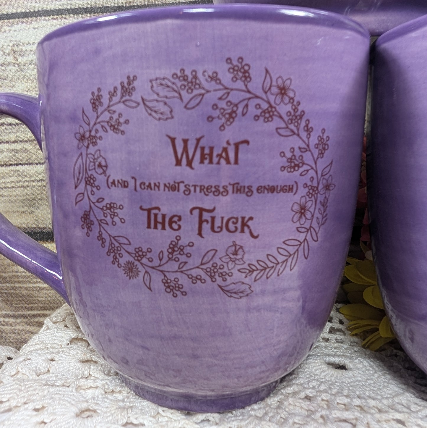 "What (and I can not...)" Mug