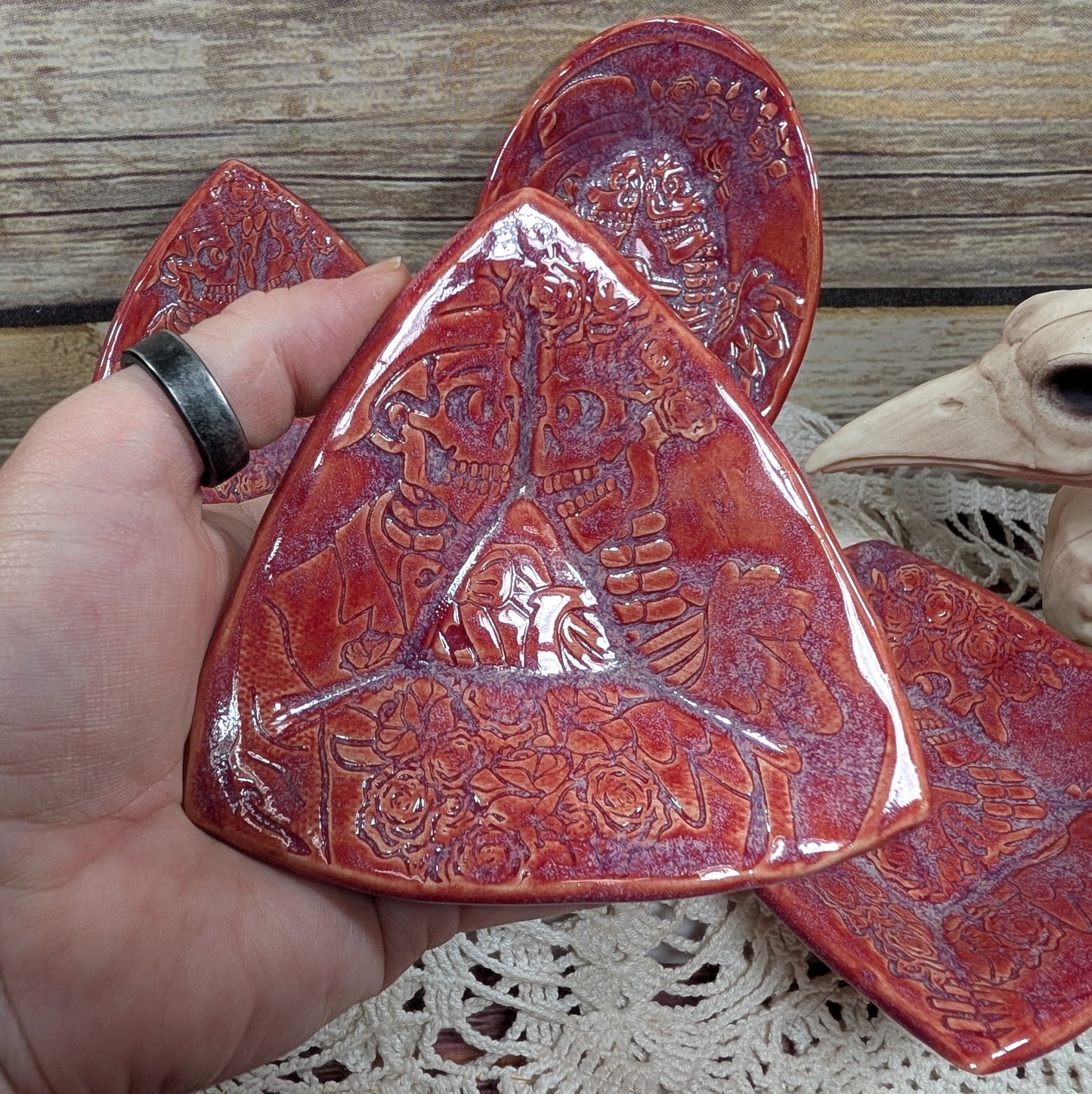 Tiny Trinket dish (Calavera couple)