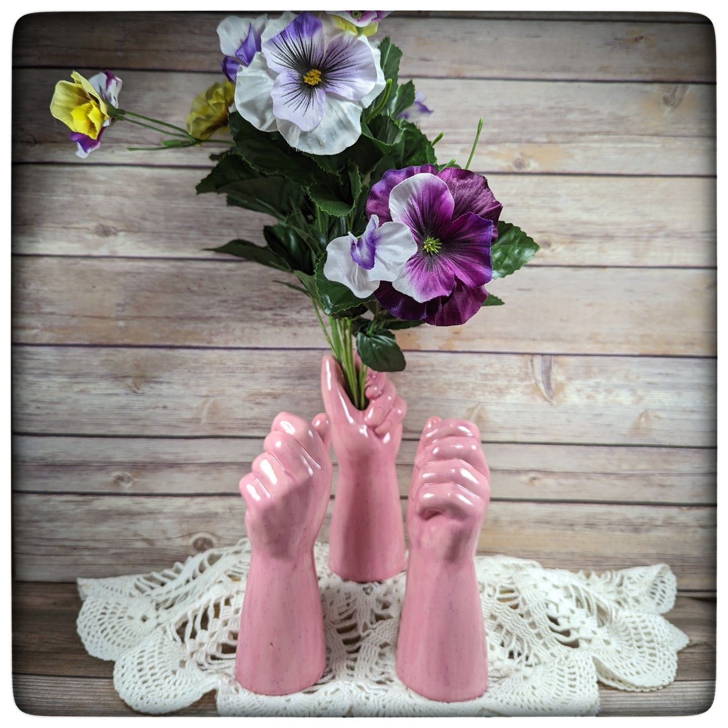 Hand vase