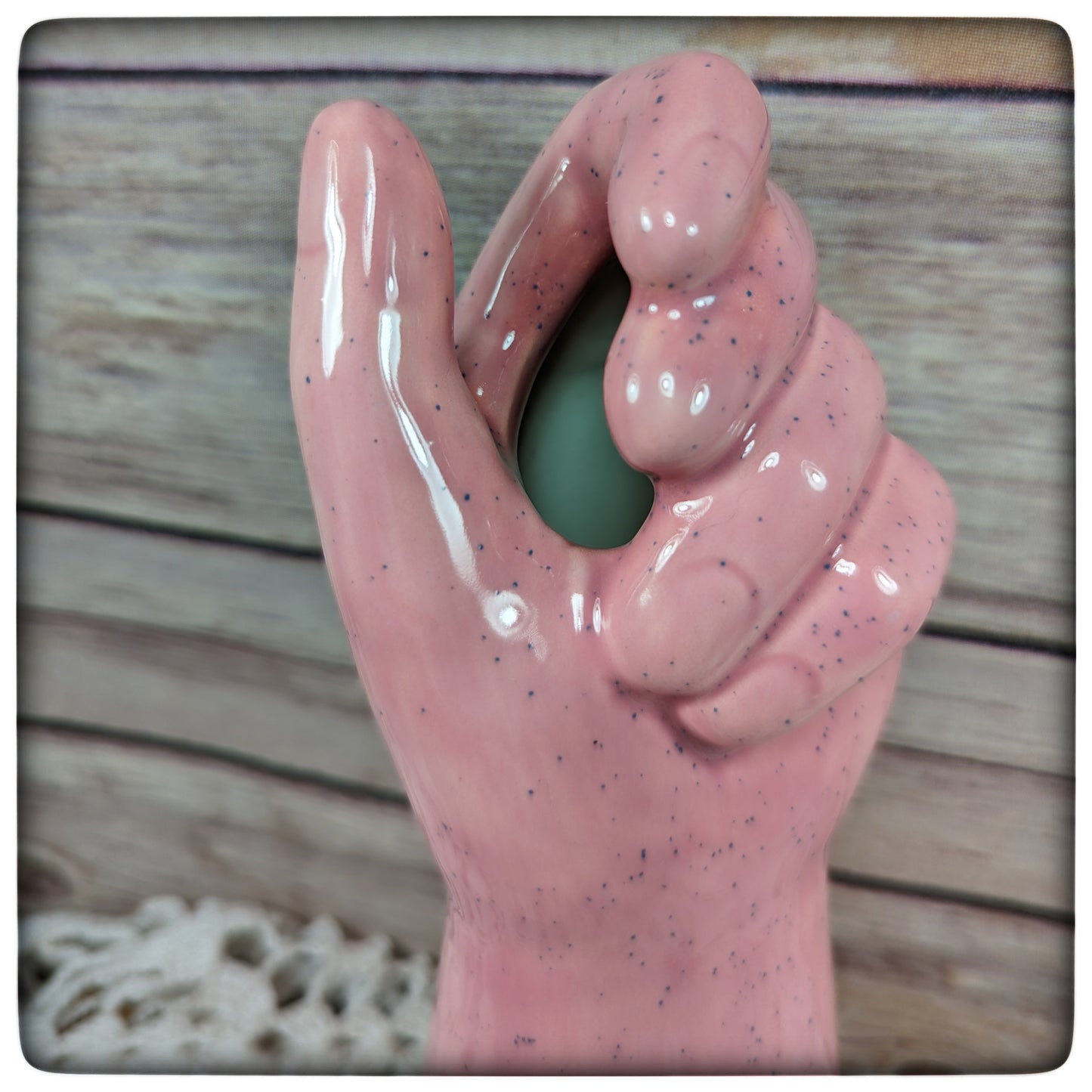 Hand vase