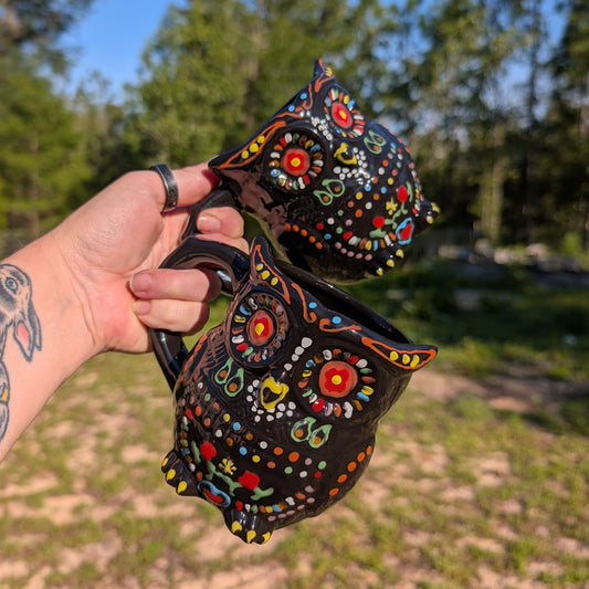 Colorful Owl mug