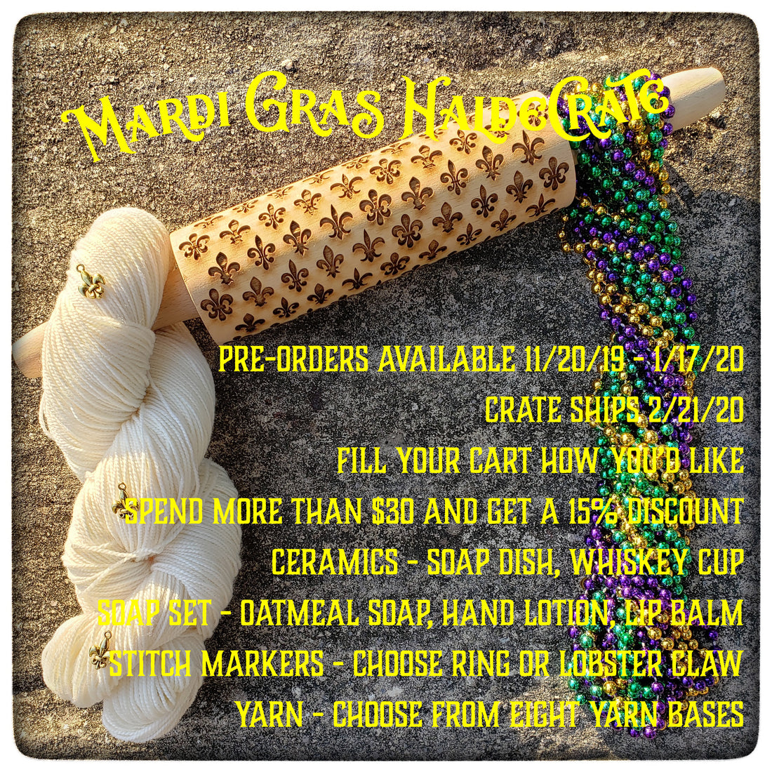 Pre-orders for the Mardi Gras HaldeCrate are open now!