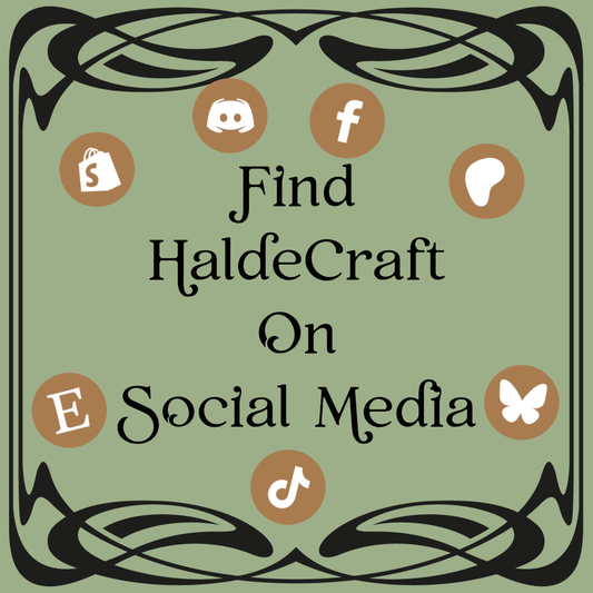 Find HaldeCraft on Social Media