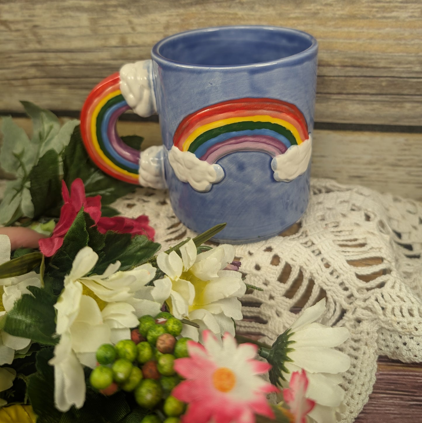 Triple Rainbow Mug