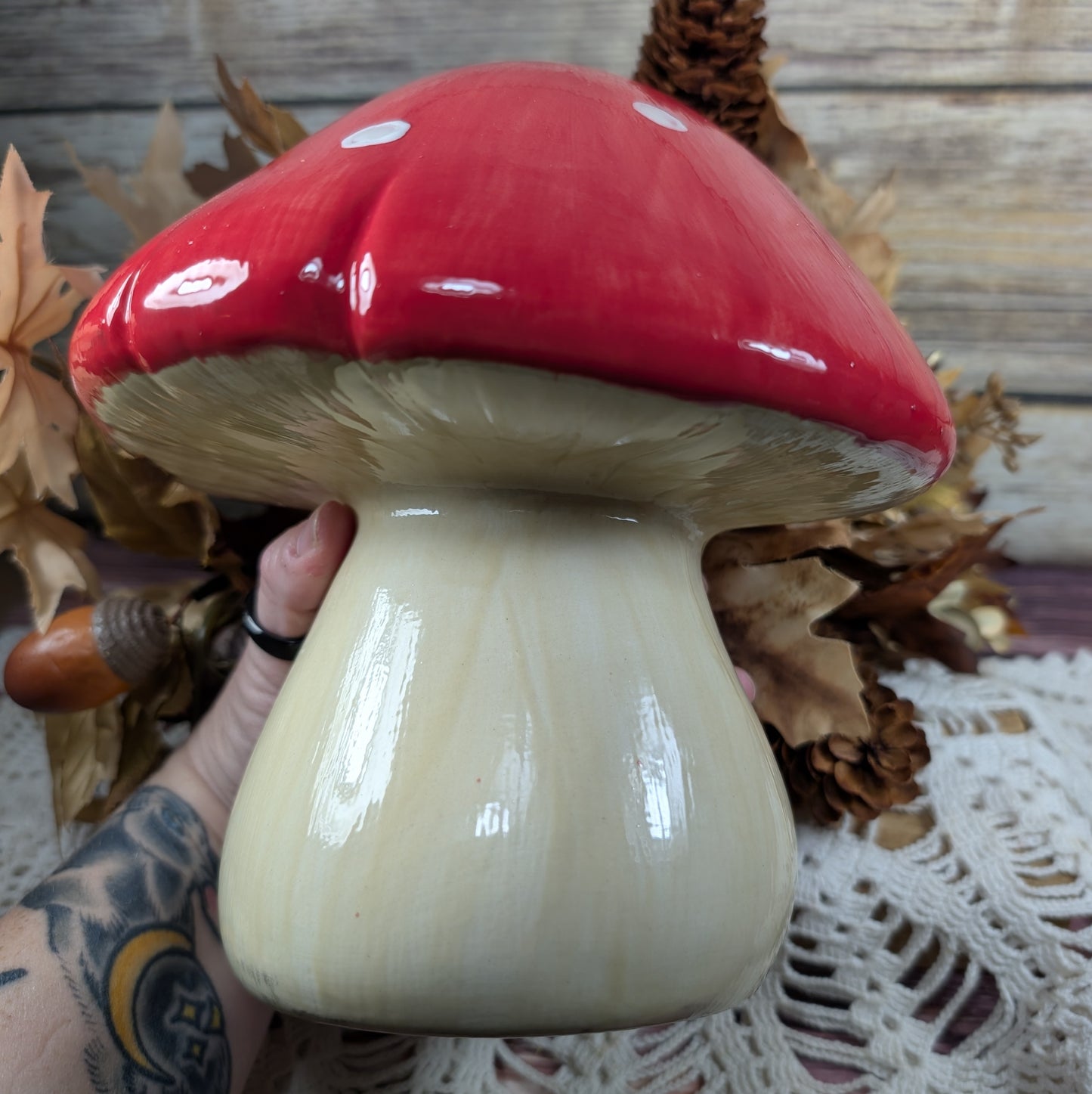 Garden mushroom (8-inch)