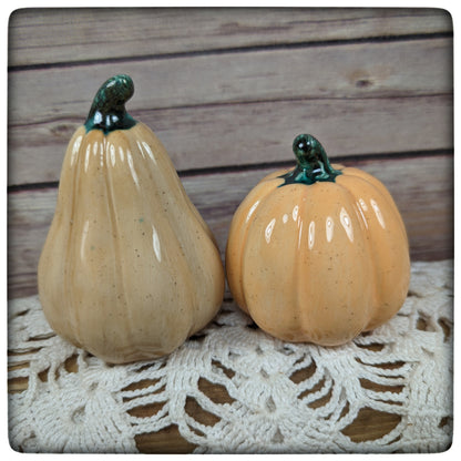 Salt & Pepper shakers (Gourd and Pumpkin)