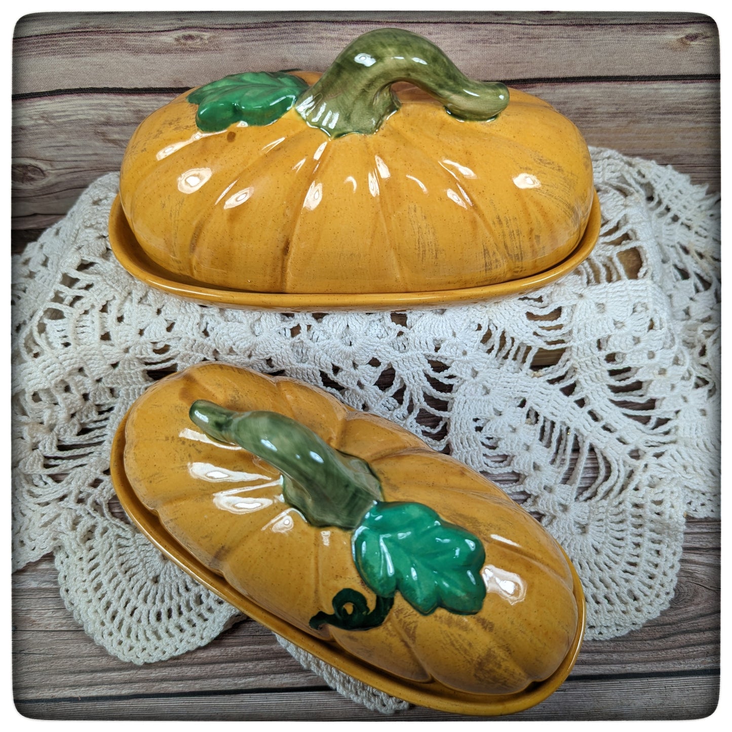 Butter Dish (Pumpkin)