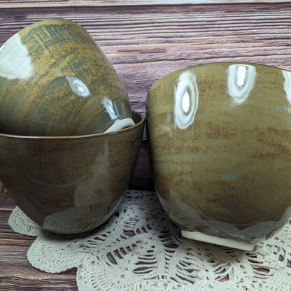 Nesting Mixing bowls (set of three; stoneware)