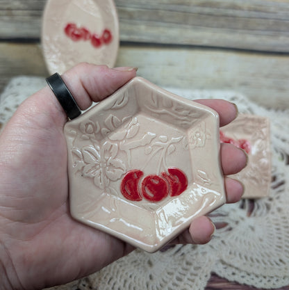 Tiny Trinket dish (Cherry Blossoms)