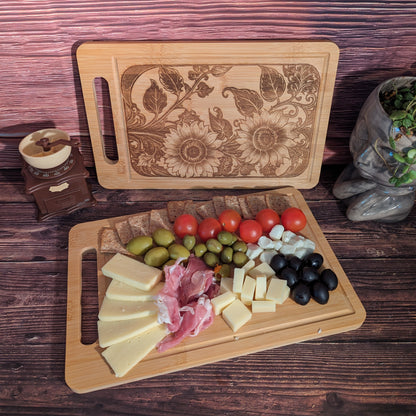 Charcuterie Tray (Sunflowers)