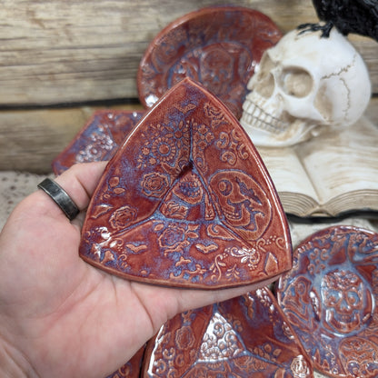 Tiny Trinket dish (skulls and sugar skulls)
