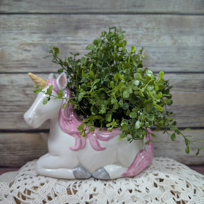 Unicorn planter