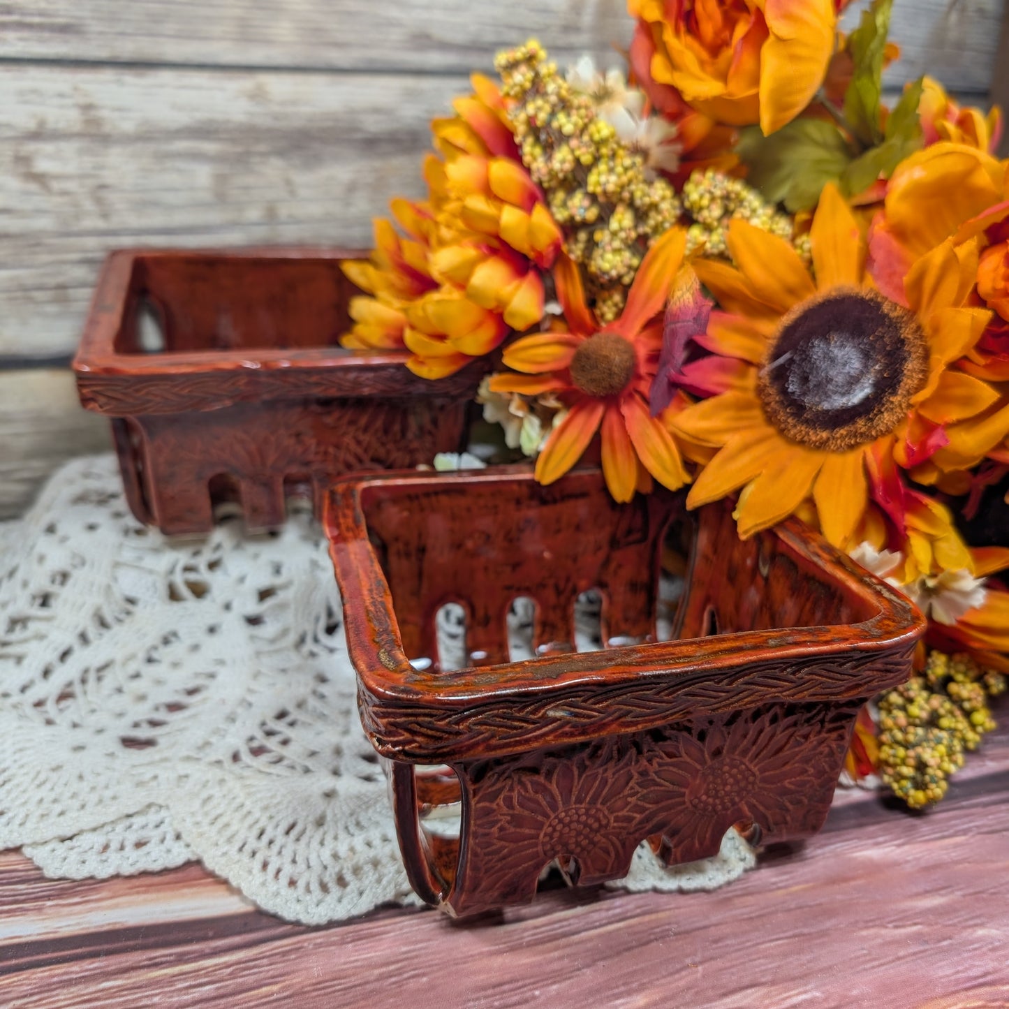Sunflower Berry basket