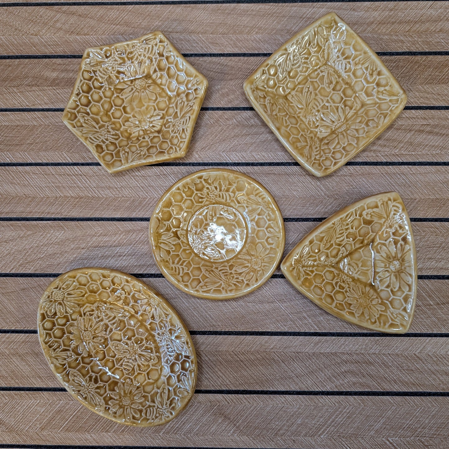 Tiny Trinket dish (honeycomb)