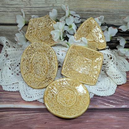 Tiny Trinket dish (honeycomb)