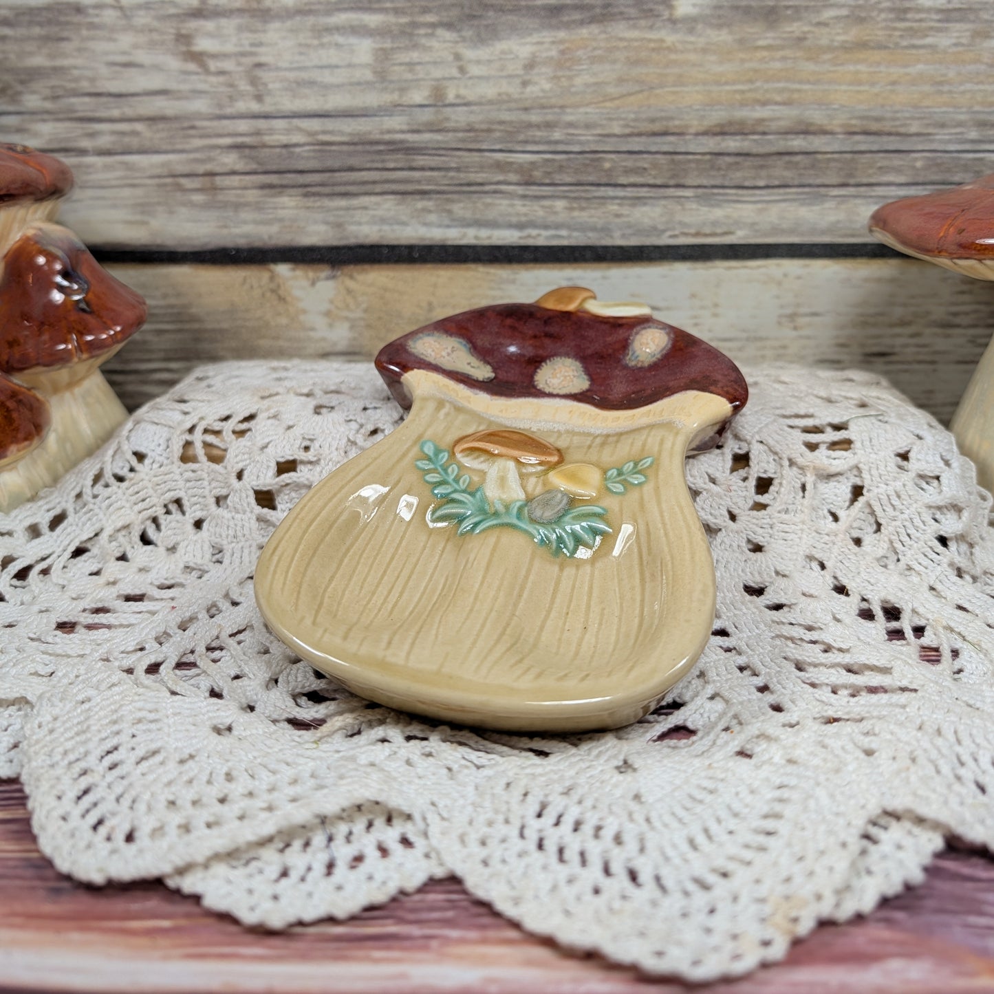 Retro Mushroom spoon rest (made-to-order, 6-8 weeks)