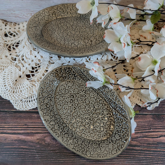 Skull soap dish (oval)