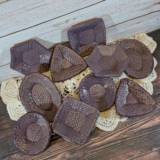 Tiny Trinket dish (knit stitch)