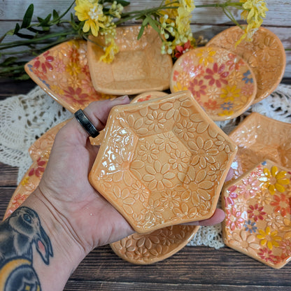 Tiny Trinket dish (Flower Power)