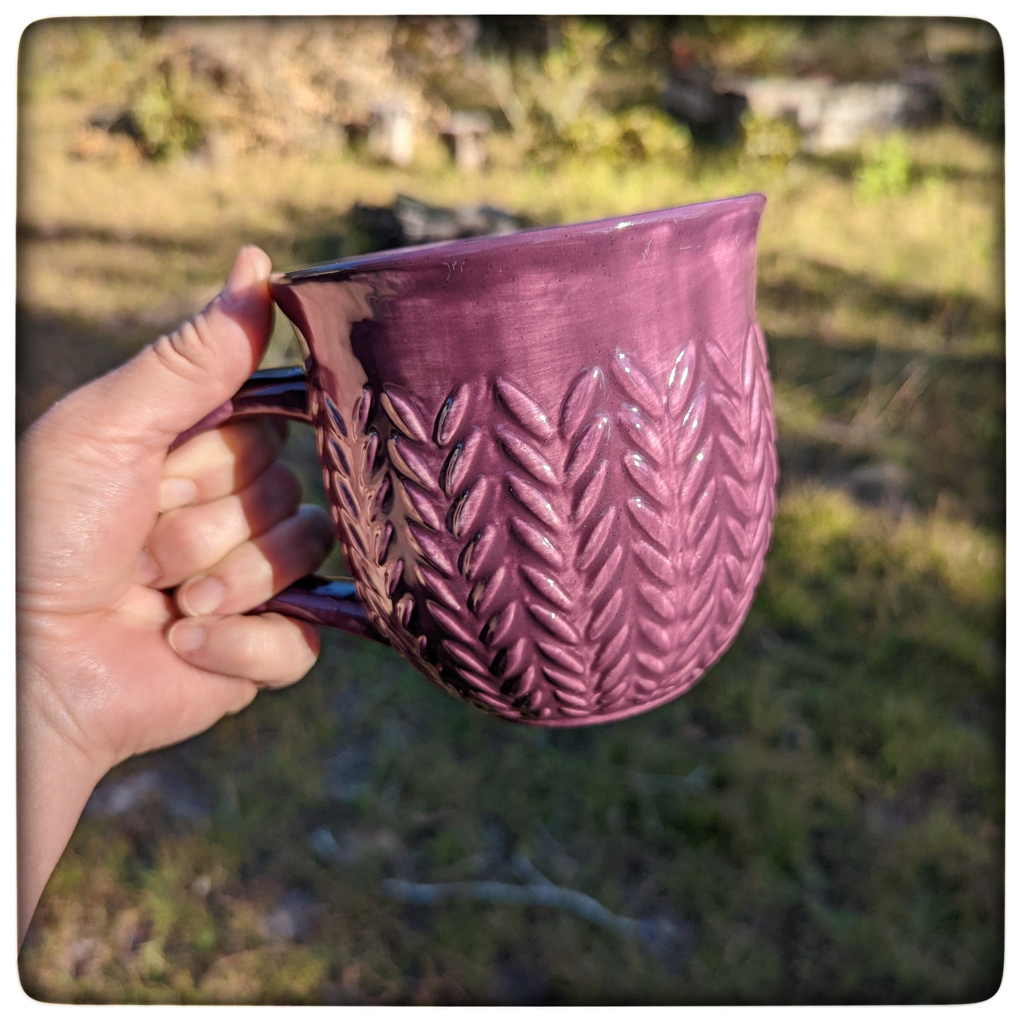 Knit Stitch Mug