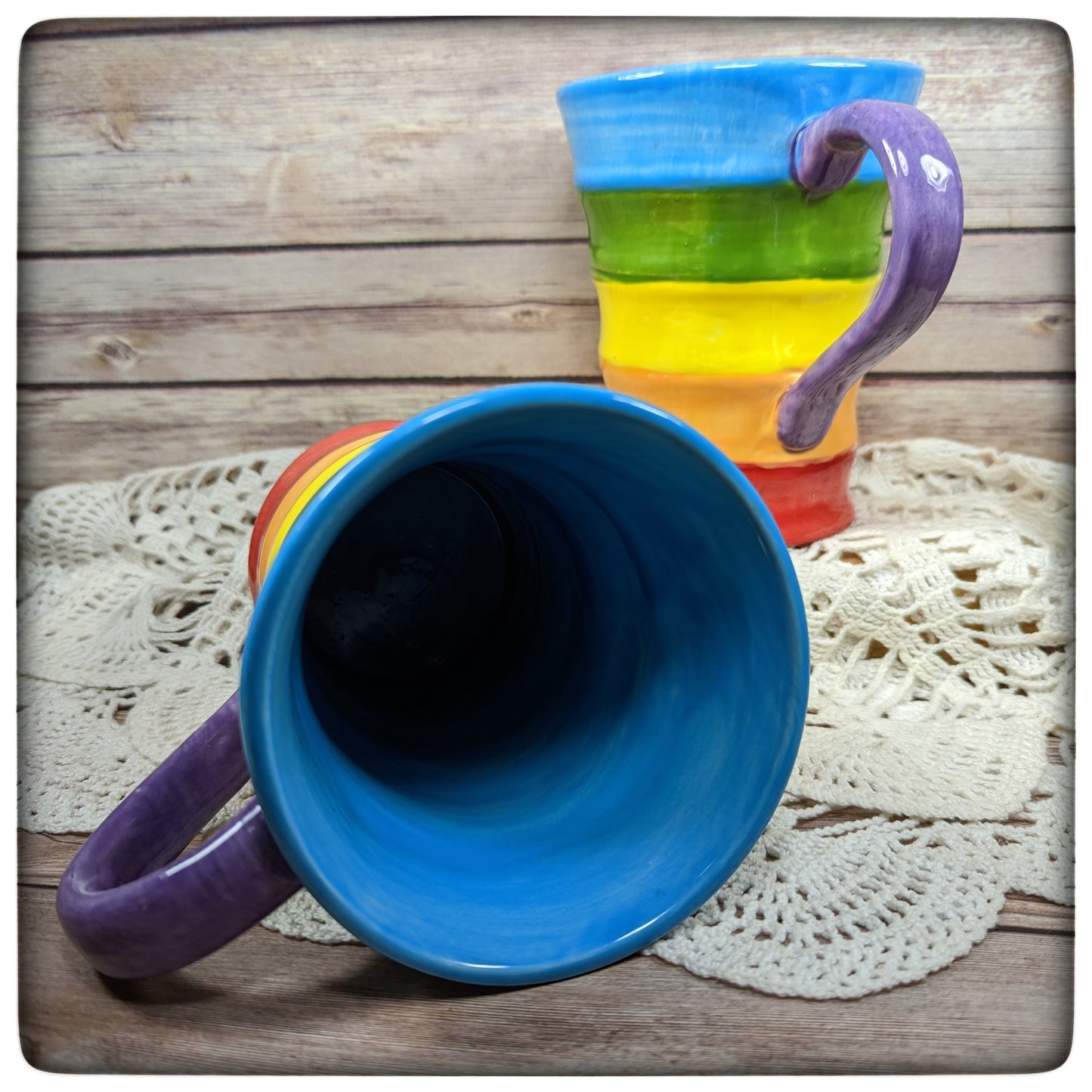 Ribbon mug (Rainbow/Pride)